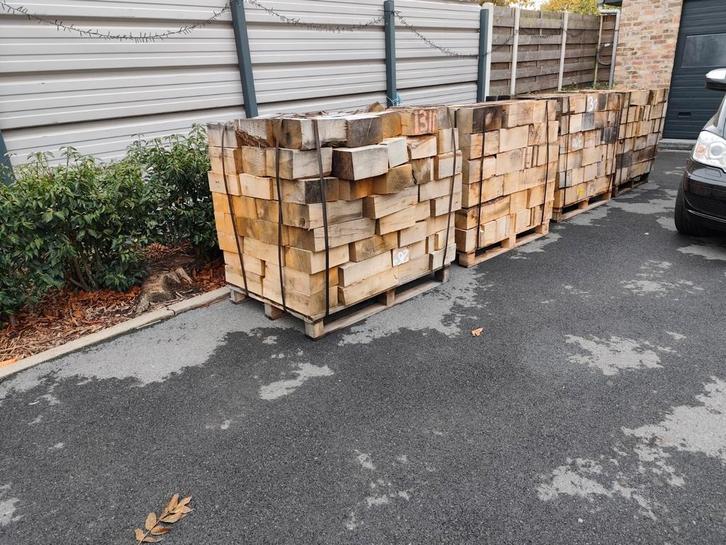 Branhout Eik te koop., Tuin en Terras, Brandhout, Blokken, Ophalen