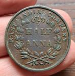 Compagnie India - Half Annah 1835, Ophalen of Verzenden, Zuidoost-Azië, Losse munt