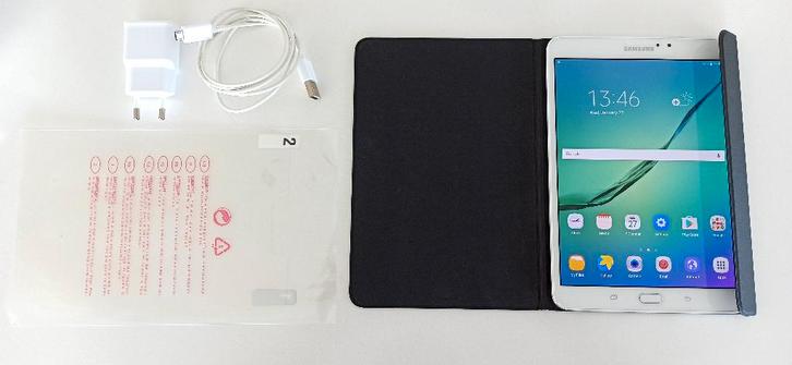 Galaxy Tab S2 8" (android) + Samsung cover + screenprotector, Computers en Software, Android Tablets, Zo goed als nieuw, Wi-Fi