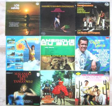 Lot van 9  LATIN MUSIC  vinyl lp's disponible aux enchères