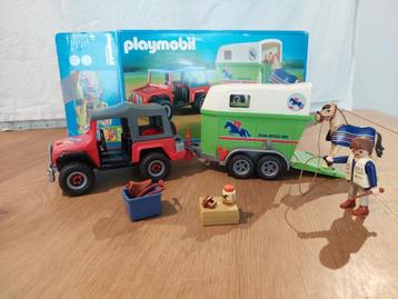 Playmobil paarden set 4189 - paardentransport beschikbaar voor biedingen