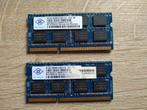 SODIMM 2GB DDR3 1333MHz PC3-10600, Computers en Software, RAM geheugen, Ophalen, Gebruikt, DDR3, 2 GB