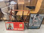 Eddy Merckx lot- fiets- gesigneerde foto + spel., Fietsen en Brommers, Ophalen of Verzenden