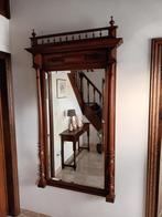 Antieke eiken spiegel, Enlèvement, Rectangulaire, 100 à 150 cm, 150 à 200 cm