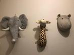 Leuke jungle dieren knuffels voor aan de muur, Kinderen en Baby's, Ophalen, Zo goed als nieuw