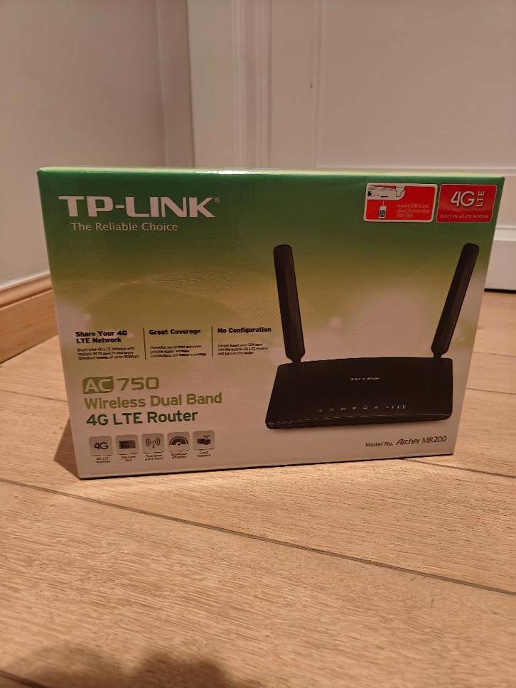 TP-LINK Archer MR200 4G internet router, Computers en Software, Routers en Modems, Nieuw, Router, Ophalen of Verzenden