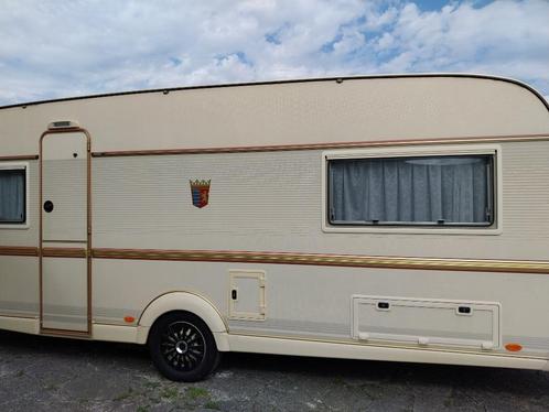 Luxe tabbert caravan, Caravans en Kamperen, Caravans, Particulier, tot en met 4, Rondzit, Tabbert, 2 aparte bedden, 7 tot 8 meter