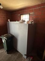 Dubbelwandige metalen stookolietank van 1.500l - 03/2017, Ophalen, Gebruikt
