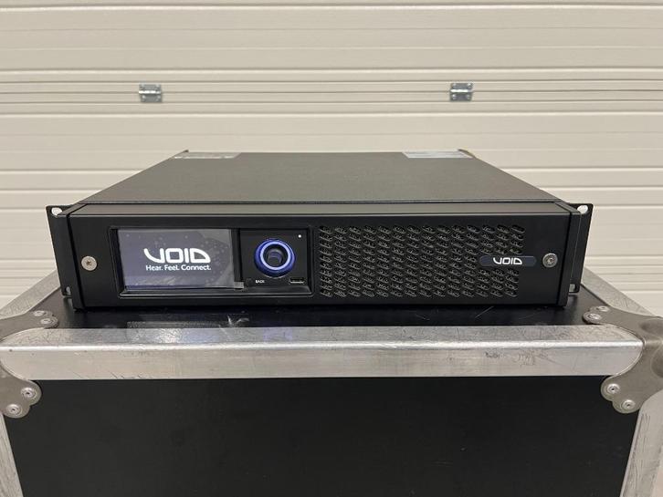 Void Acoustics Bias Q3-D Dante 4x2000W/4Ohm DSP touring amp, Audio, Tv en Foto, Luidsprekerboxen, Gebruikt, 120 watt of meer, Ophalen of Verzenden