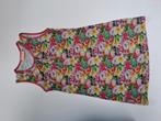 Mt 134 Veelkleurige jurk zonder mouwen bloemen en vetplanten, Gebruikt, Meisje, Ophalen of Verzenden, Someone