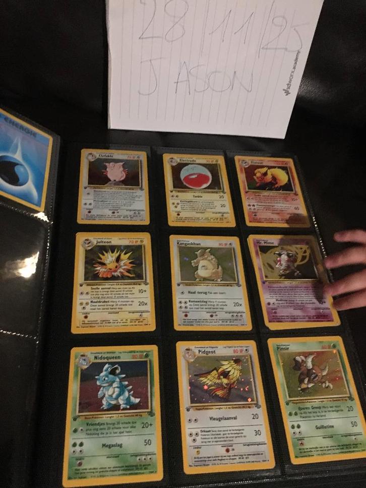 Jungle Set NL 1st ed. - alle 64 kaarten apart te koop p/stuk, Hobby en Vrije tijd, Verzamelkaartspellen | Pokémon, Gebruikt, Meerdere kaarten