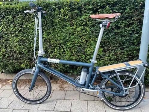 Ahooga elektrische plooifiets 24V (incl. 2 batterijen), Fietsen en Brommers, Elektrische fietsen, Gebruikt, 50 km per accu of meer