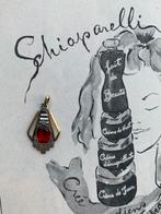 Vintage art deco hanger met rode steen, Overige materialen, Met edelsteen, Gebruikt, Overige voorstellingen