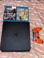 Playstation 4 Slim (avec volant Thrustmaster), Enlèvement, Comme neuf, Slim