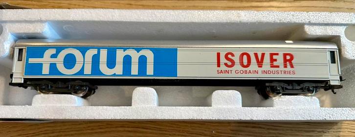 Lima Isover - Wagon van Saint-Gobain. In originele doos, Hobby en Vrije tijd, Modeltreinen | H0, Zo goed als nieuw, Wagon, Gelijkstroom