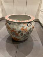 Zeer grote Chinese bloempot 45cm hoog 55cm diameter, Antiek en Kunst, Ophalen