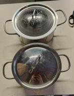 2 ATAG kookpotten voor alle vuren (ook inductie), Huis en Inrichting, Ophalen, Gebruikt, Pot, Bus of Blik, Keramische plaat