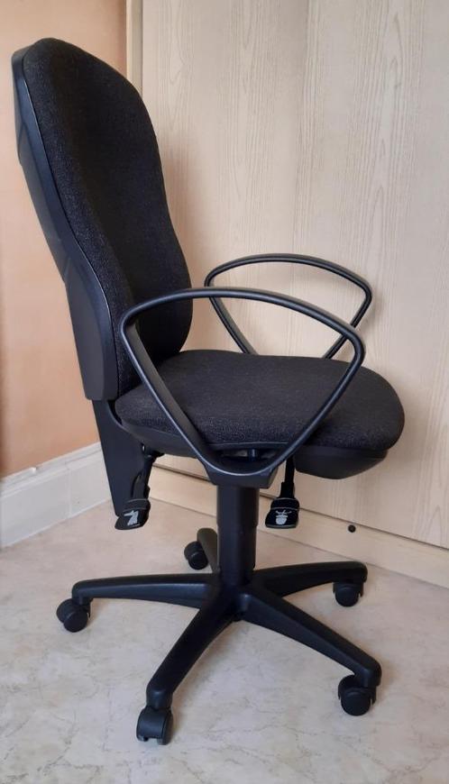 Bureaustoel, Huis en Inrichting, Bureaustoelen, Zo goed als nieuw, Bureaustoel, Zwart, Ergonomisch, Ophalen