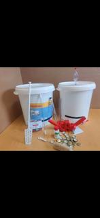 Bierbrouwers set met bijbehorende items, Ophalen, Gebruikt