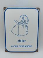 Emaille bordje uit de jaren 1950, Antiek en Kunst, Ophalen