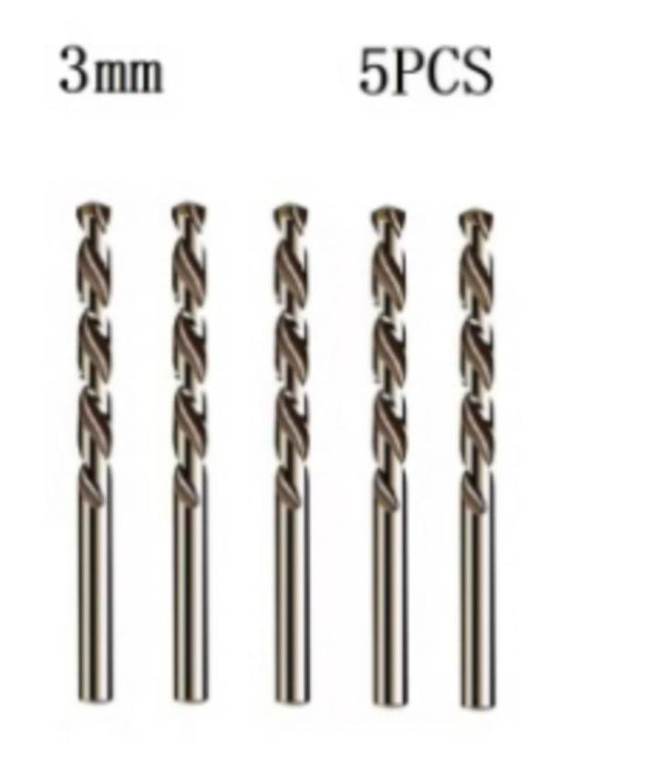 5 Stuks Hss M35 Boor voor Metaal Staal IJzer - - 3,0 mm, Hobby en Vrije tijd, Overige Hobby en Vrije tijd, Nieuw, Verzenden