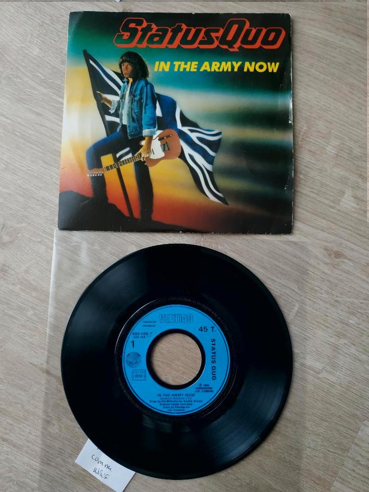 STATUS QUO IN HET LEGER NU SP, Cd's en Dvd's, Vinyl | Hardrock en Metal, Verzenden