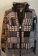 Caroline Biss 36 NIEUW Mooi warm vestje zwart/wit, Kleding | Dames, Truien en Vesten, Overige kleuren, Nieuw, Ophalen of Verzenden