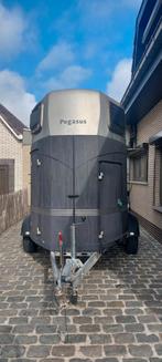 Paardentrailer Humbaur Pegasus 2 paarden, Ophalen, Gebruikt, Hout, 2-paards trailer