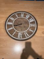 Houten klok, Ophalen of Verzenden, Zo goed als nieuw, Analoog, Wandklok