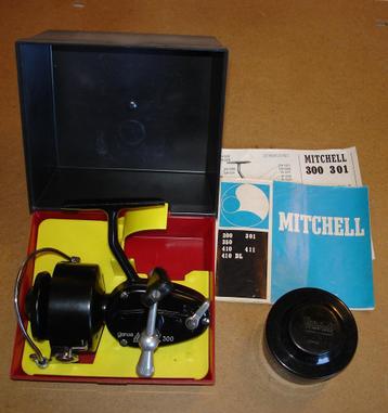 vintage molen Mitchell 300 garcia in doos beschikbaar voor biedingen
