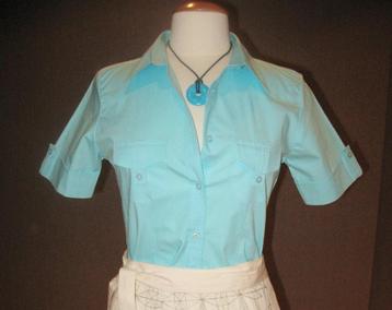 Nieuwe blauwe katoenen InWear blouse, mt 36 beschikbaar voor biedingen