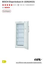Bosch diepvries, Elektronische apparatuur, Vriezers en Diepvrieskisten, Ophalen, Zo goed als nieuw