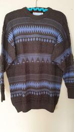 Vintage retro jaren 80 90 trui heren, Belgisch, Ann Harrewyn, Kleding | Heren, Ophalen of Verzenden, Grijs