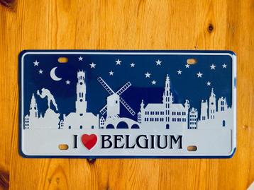 Plaque décorative - I Love Belgium