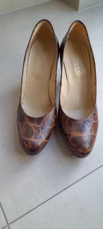 Bruine pumps 39.5 Andrea Catini beschikbaar voor biedingen