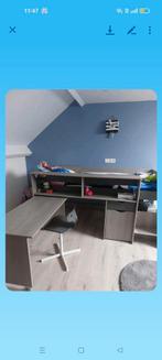 Bed met boxspring en bureau, Kinderen en Baby's, Ophalen of Verzenden, Zo goed als nieuw