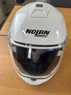 Nolan N100-5 Classic N-COM (White) maat 'S', Ophalen, Systeemhelm, S, Tweedehands