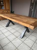 Massief mango houten tafel 2,10m x 1m, Huis en Inrichting, Tafels | Eettafels, Ophalen, 200 cm of meer, 50 tot 100 cm, Zo goed als nieuw