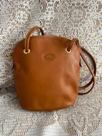 Longchamp cognac leren tas als nieuw, Ophalen of Verzenden, Grijs