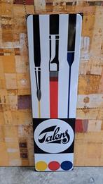 vintage emaille talens, Ophalen of Verzenden, Gebruikt, Reclamebord