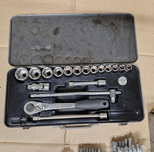 Heyco professional doppenset, Doe-het-zelf en Bouw, Gereedschap | Handgereedschap, Zo goed als nieuw, Ophalen