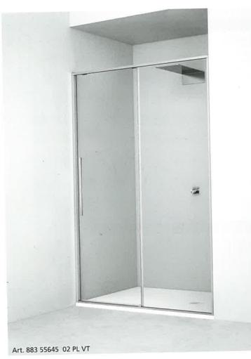 Nouvelle porte de douche ARBLU - Système coulissant, Enlèvement, Neuf, Chrome, Douche