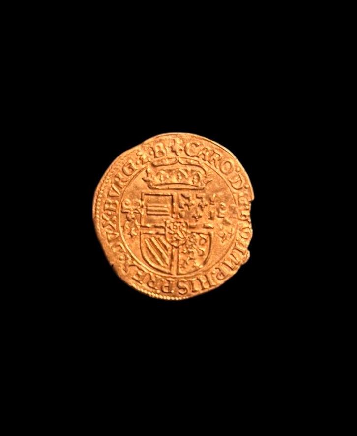 Gouden munt - zonnekroon Keizer Karel V, Postzegels en Munten, Munten | Europa | Niet-Euromunten, Losse munt, België, Goud, Ophalen of Verzenden
