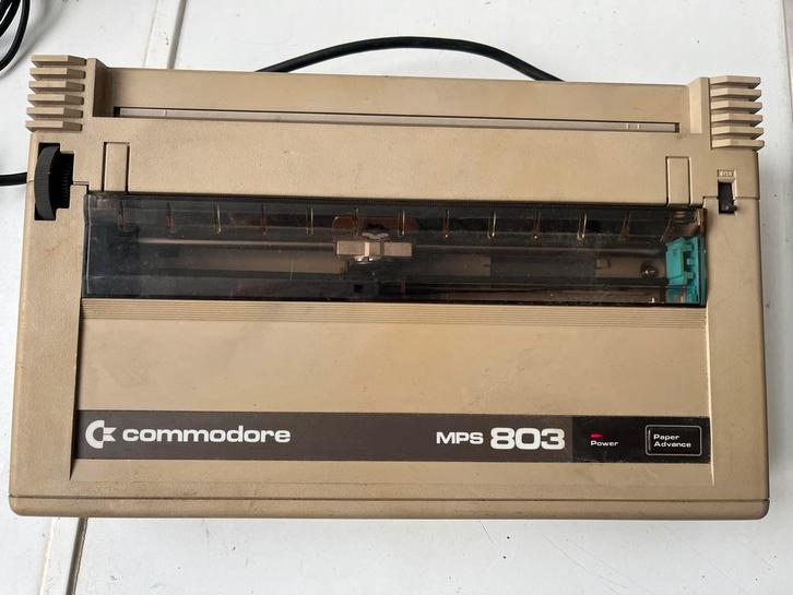 Commodore MPS 803 – imprimante matricielle vintage, Games en Spelcomputers, Spelcomputers | Overige Accessoires, Ophalen of Verzenden