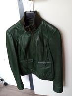 Leren jas  maat 38/40, Kleding | Dames, Jasjes, Kostuums en Pakken, Ophalen of Verzenden, Zo goed als nieuw, Groen