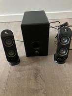 Logitech X-230 speakers en woofer 2.1, Ophalen, Gebruikt, Audiokanaal 2.1, Logitech