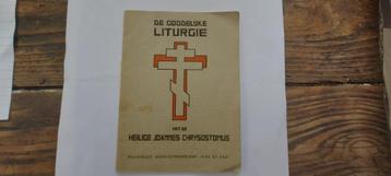 De goddelijke liturgie van de Heilige Johannes Chrysotomus beschikbaar voor biedingen