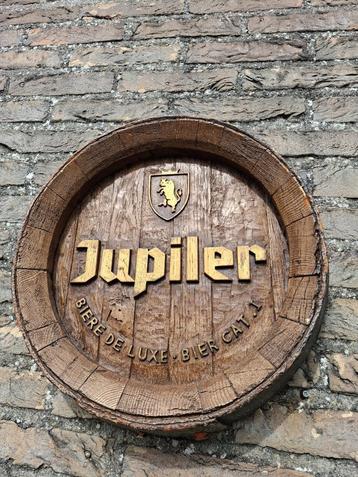 Reclamebord Jupiler in de vorm van tondeksel beschikbaar voor biedingen