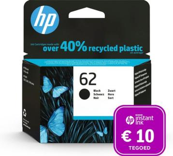 HP 62 - Inktcartridge - Origineel - Zwart - GRATIS VERZENDEN beschikbaar voor biedingen