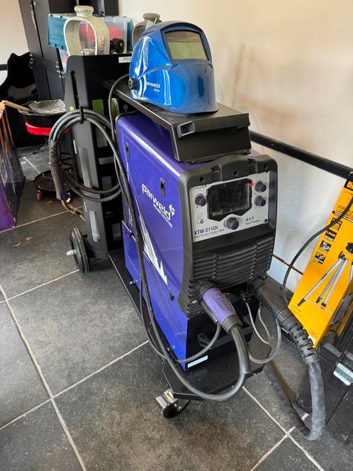 Parweld XTM 211DI lastoestel, Doe-het-zelf en Bouw, Gereedschap | Lasapparaten, Zo goed als nieuw, Tig, 150 tot 250 ampère, Ophalen